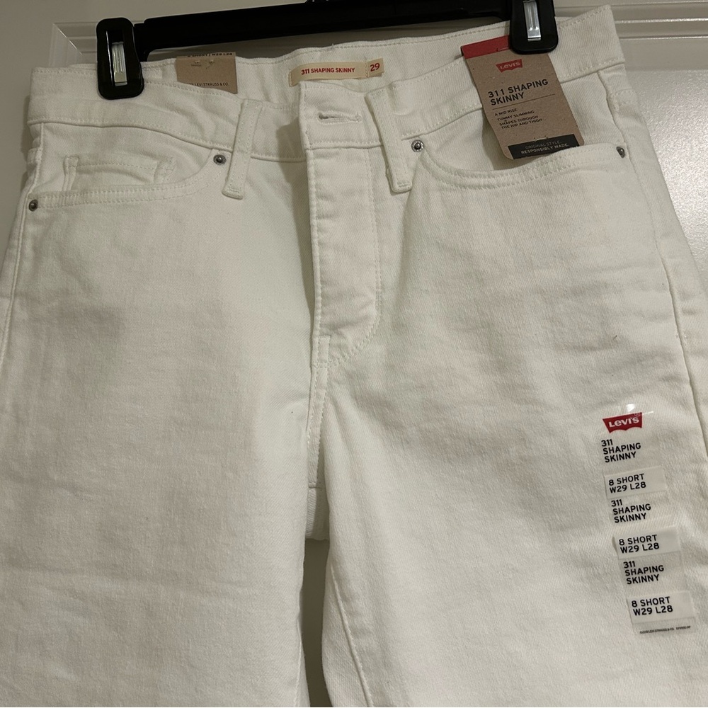 Levi's Women’s White Skinny Shaping Jeans